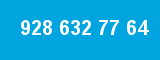 928 632 77 64 928 632 77 64